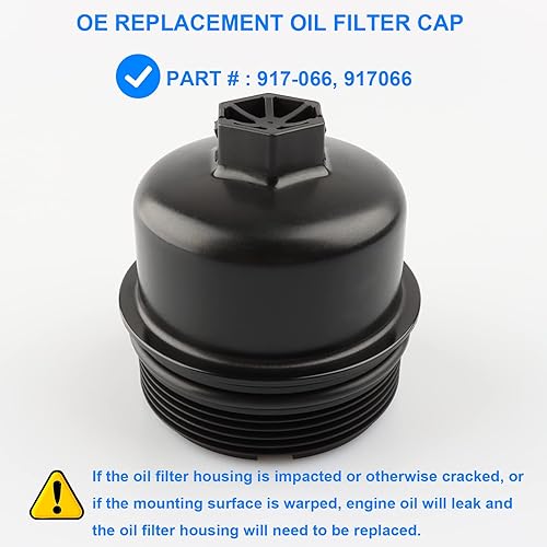 Miniatura 2 de Tapa de la carcasa del filtro de aceite, repuesto 917-066, 917066 compatible con Mini Cooper - Mini Cooper 2007-2015, Mini Cooper Countryman