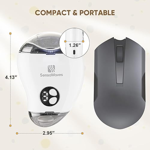 Miniatura 3 de Cortaúñas eléctrico 3 en 1 para bebés y adultos, recortadora recargable por USB con luz LED, pulidora y contenedor de almacenamiento, velocidad