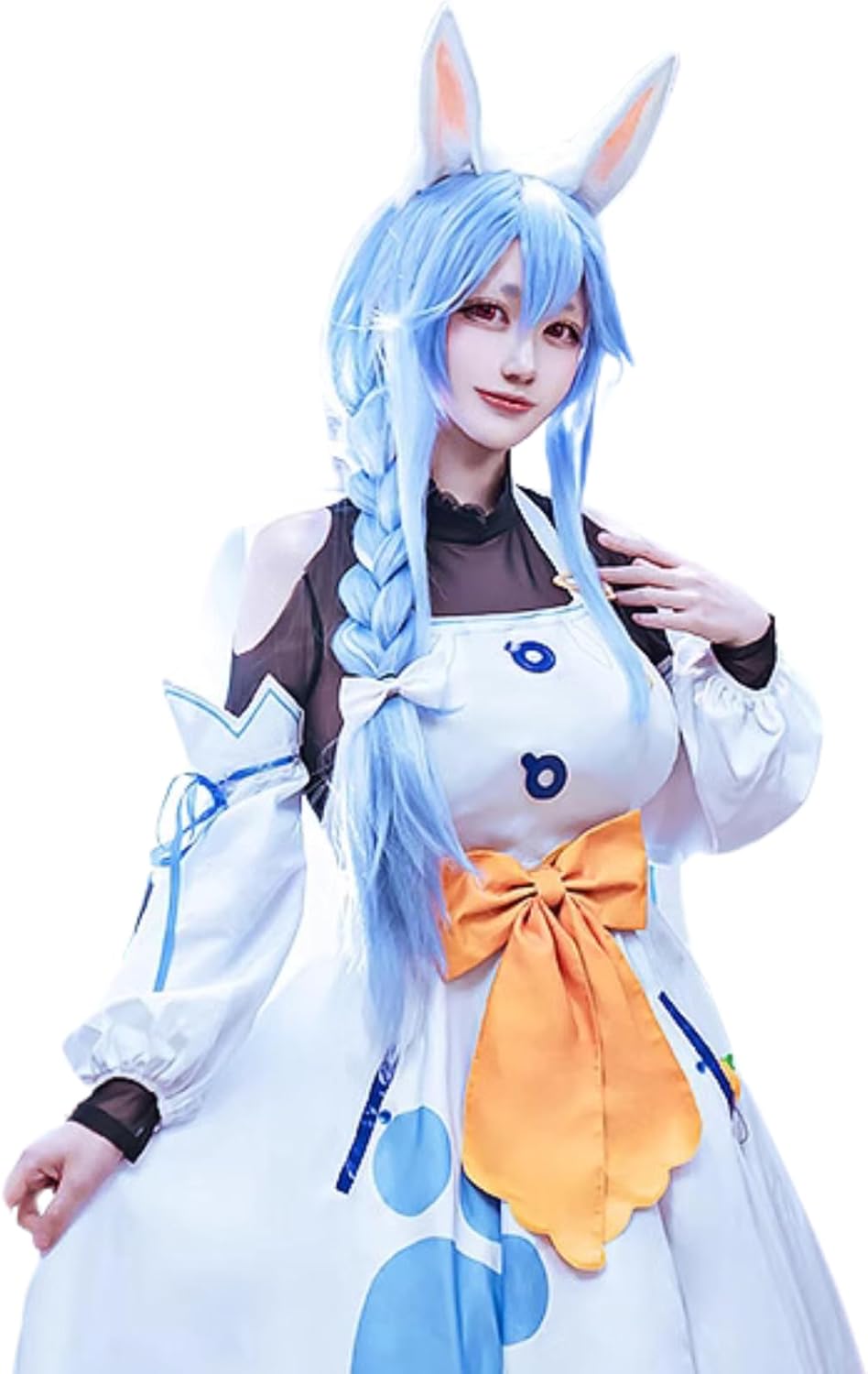 ゆきそら様お取置きレジンヘアゴム うさぎちゃん 桜パールNo.1234 ヘア