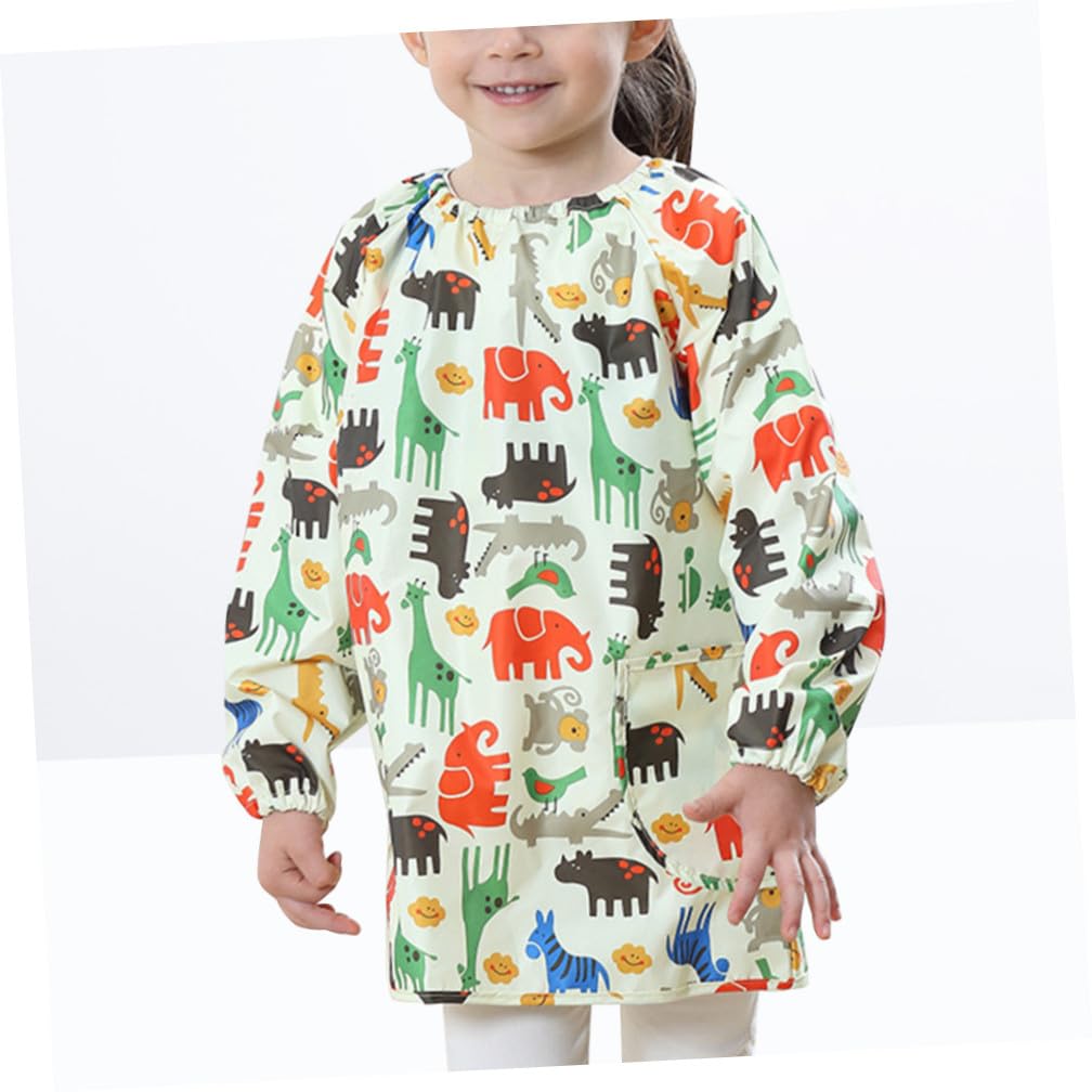 Delantal Talla M de Pintura Amarillo de Poliéster para Niños