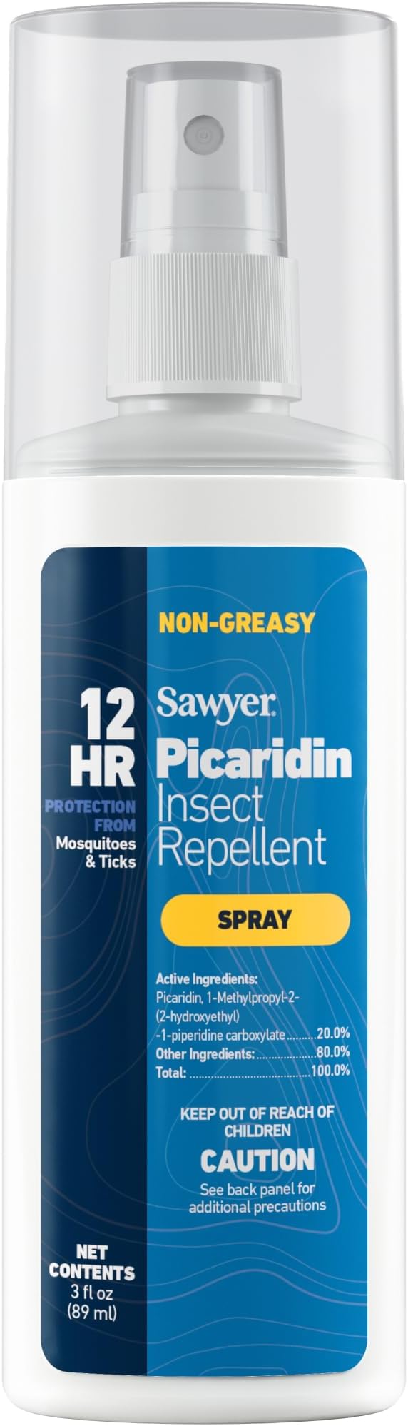 Products SP543 Premium Insect Repellent with 20% Picaridin, Pump Spray, 3-Ounce,Clear