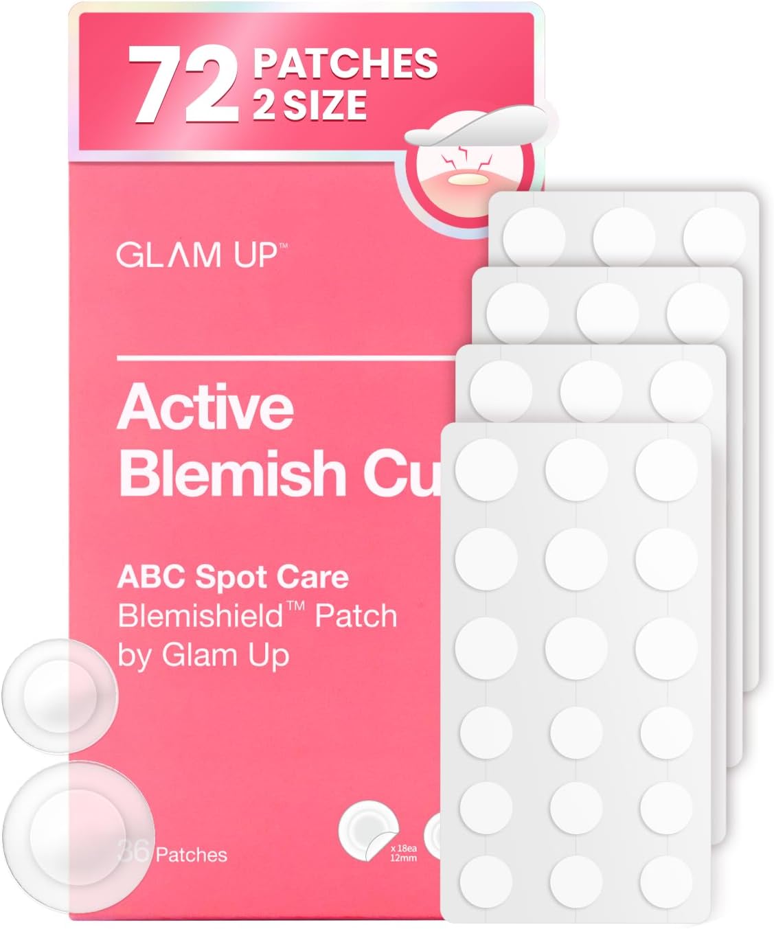 Spotless Smart Hydrocolloid Patch 72 Count