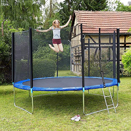 Trampolini Elastico Rete Di Sostitutiva, Rete Di Ricambio Per Tappeto Elastico Bambini Esterno, Ø 183 244 305 366 427Cm Adatto Per 6/8 Pali, Antistrappo, Resistente Agli UV Recinzione,120cm 6 poles