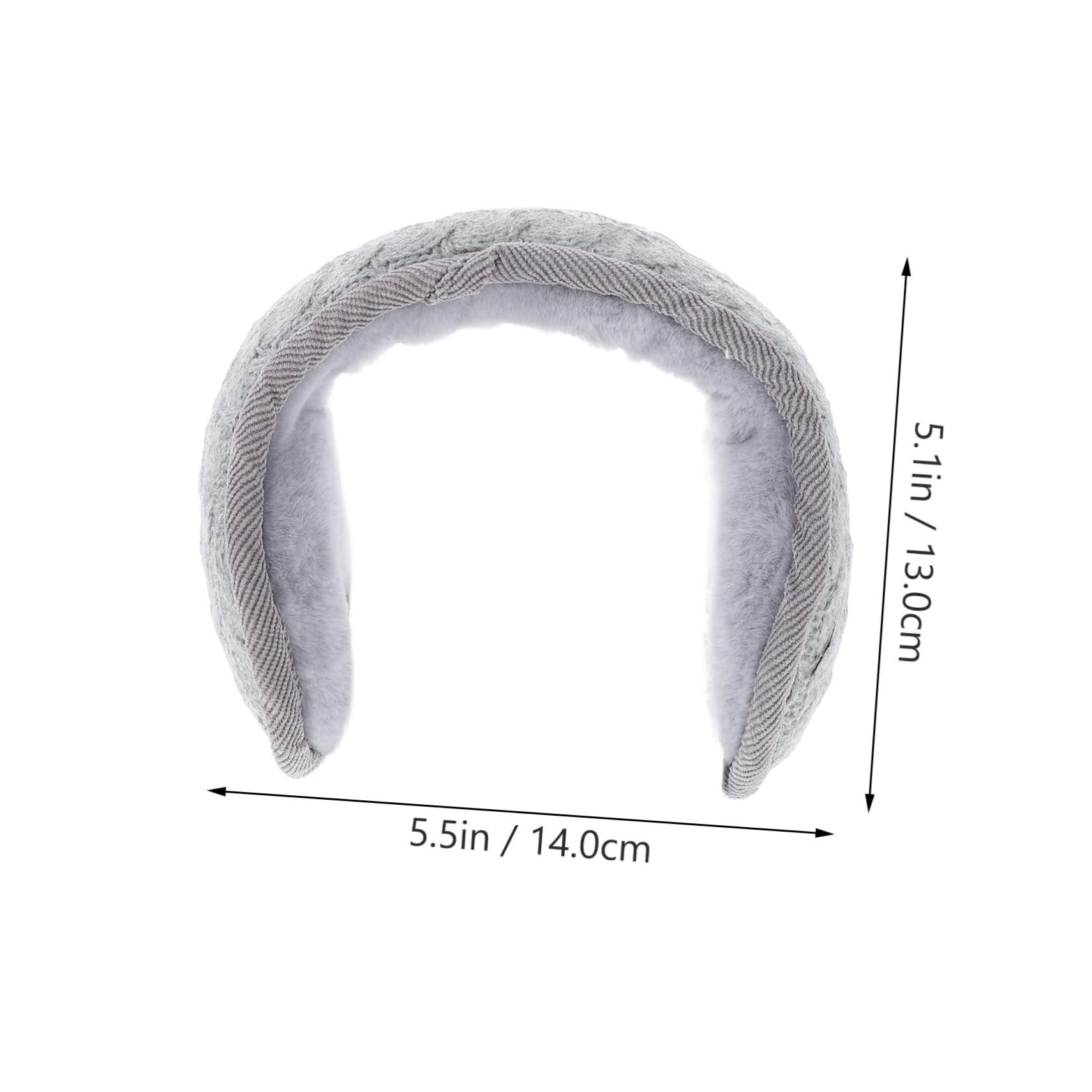 LIFKOME Comfortable Knitted Cotton Earmuff Winter Ear Muffs Ear Puff Ear Warmer for Outdoor Activities