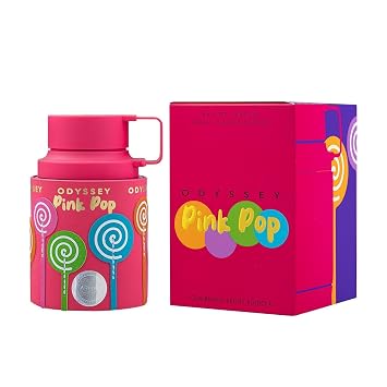 Odyssey Pink Pop Gourmand Fruity Edition - Fruity, Gourmand, Floral, Sweet - Eau de Parfum Spray for Women, 3.4 oz