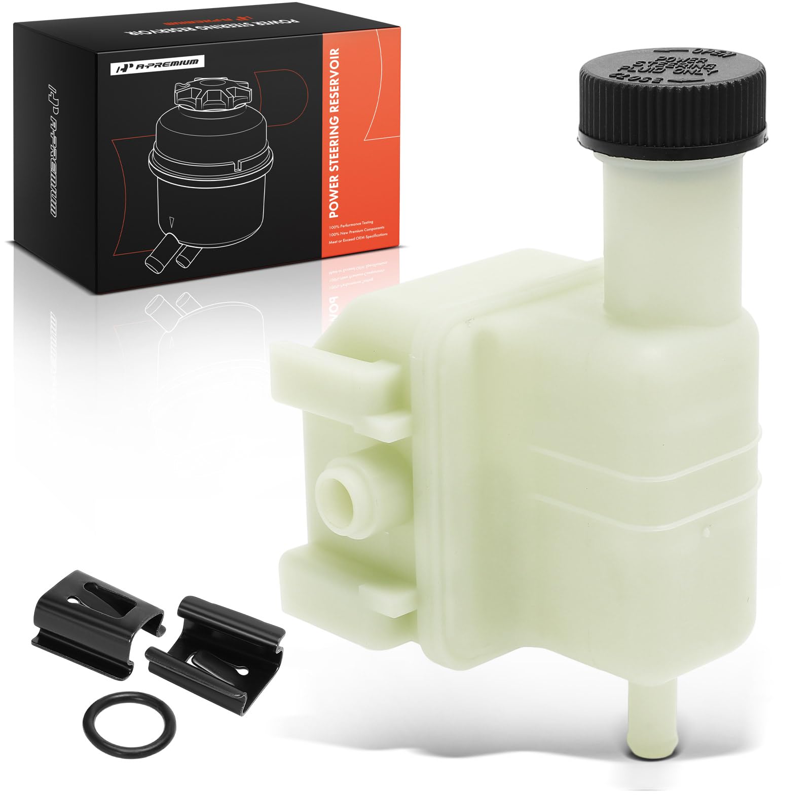 A-Premium Power Steering Reservoir/Tank with Cap Compatible with Mazda CX-7 CX7 2007 2008 2009 2010 2011 2012