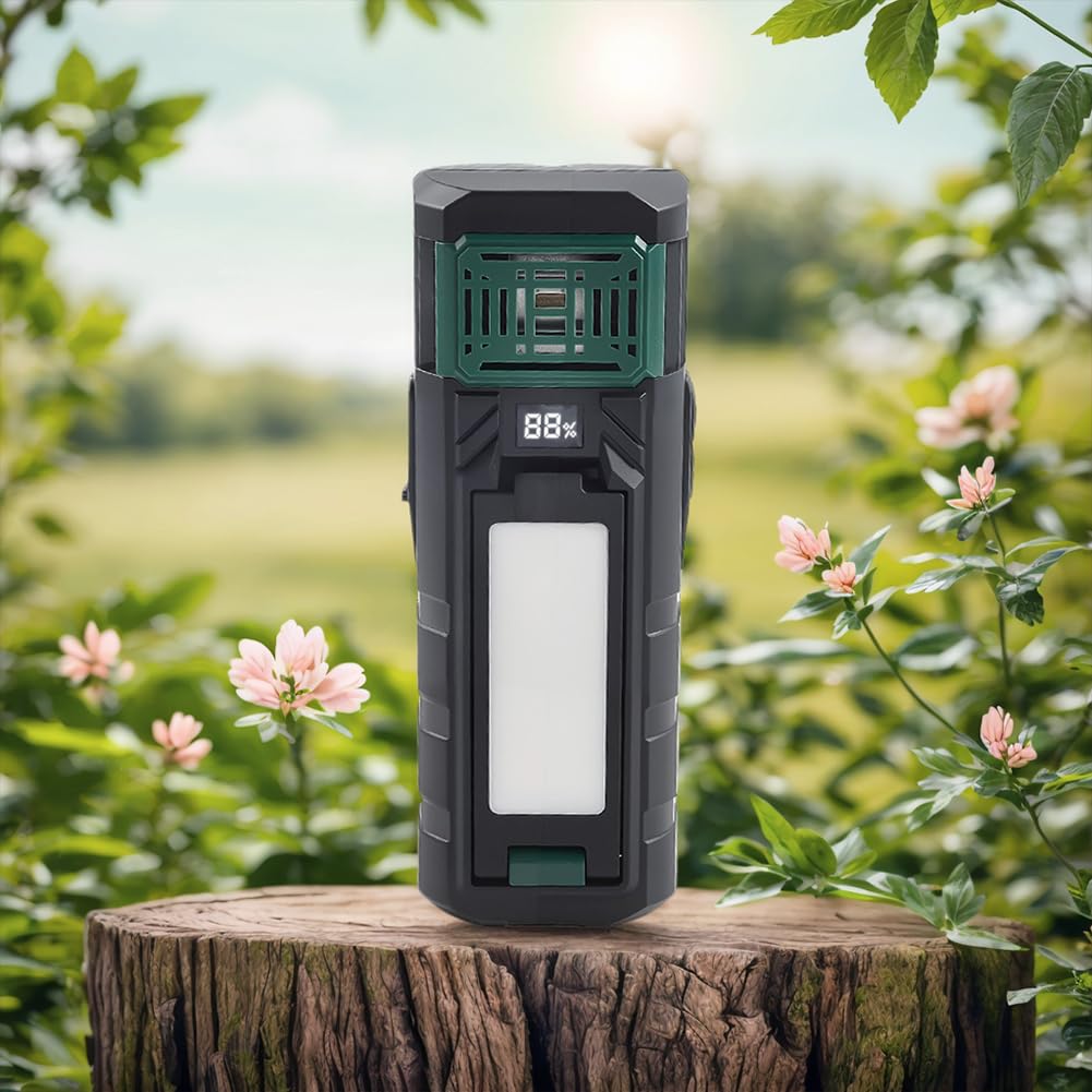 Wielofunkcyjna lampa kempingowa LED z haczykiem na komary typu C USB ładowalna lampa kempingowa