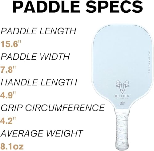 Miniatura 5 de Paddle - Pop, Precision, Power - Fibra de carbono Toray T700 sin procesar - Punto dulce grande - Superficie texturizada - Núcleo de polipropileno de