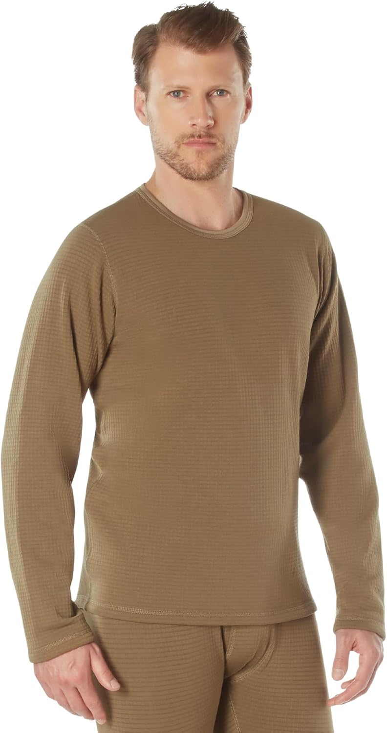 Rothco ECWCS Gen III Level II Underwear Crew Top – Moisture Wicking Thermal Shirt