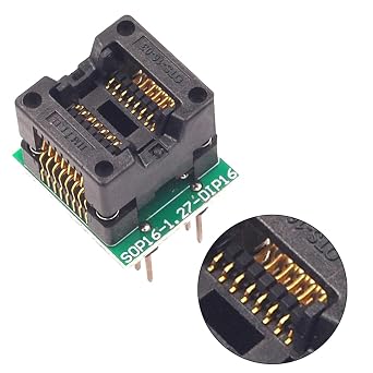 High Precise Programming Seat SOP16 to DIP16 IC Socket Adapter for Reliable IC Socket Programming Tasks Project