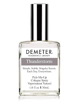 DEMETER Natural Perfume Spray Cologne for Women and Men, Thunderstorm, 1 oz