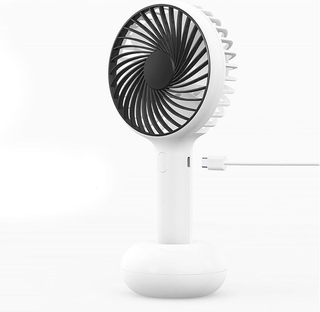 YKMY Hand Held Fans,Mini Portable Fan,Battery Operated USB Rechargeable Travel Handheld Fans for Office, Bus, Home, Park.