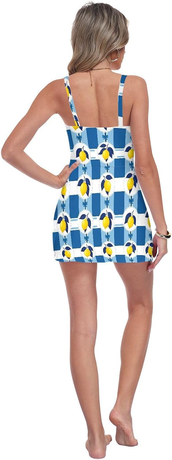 Lemon Women's One Piece Swimsuits Tummy Control Bathing Suits S A23014330