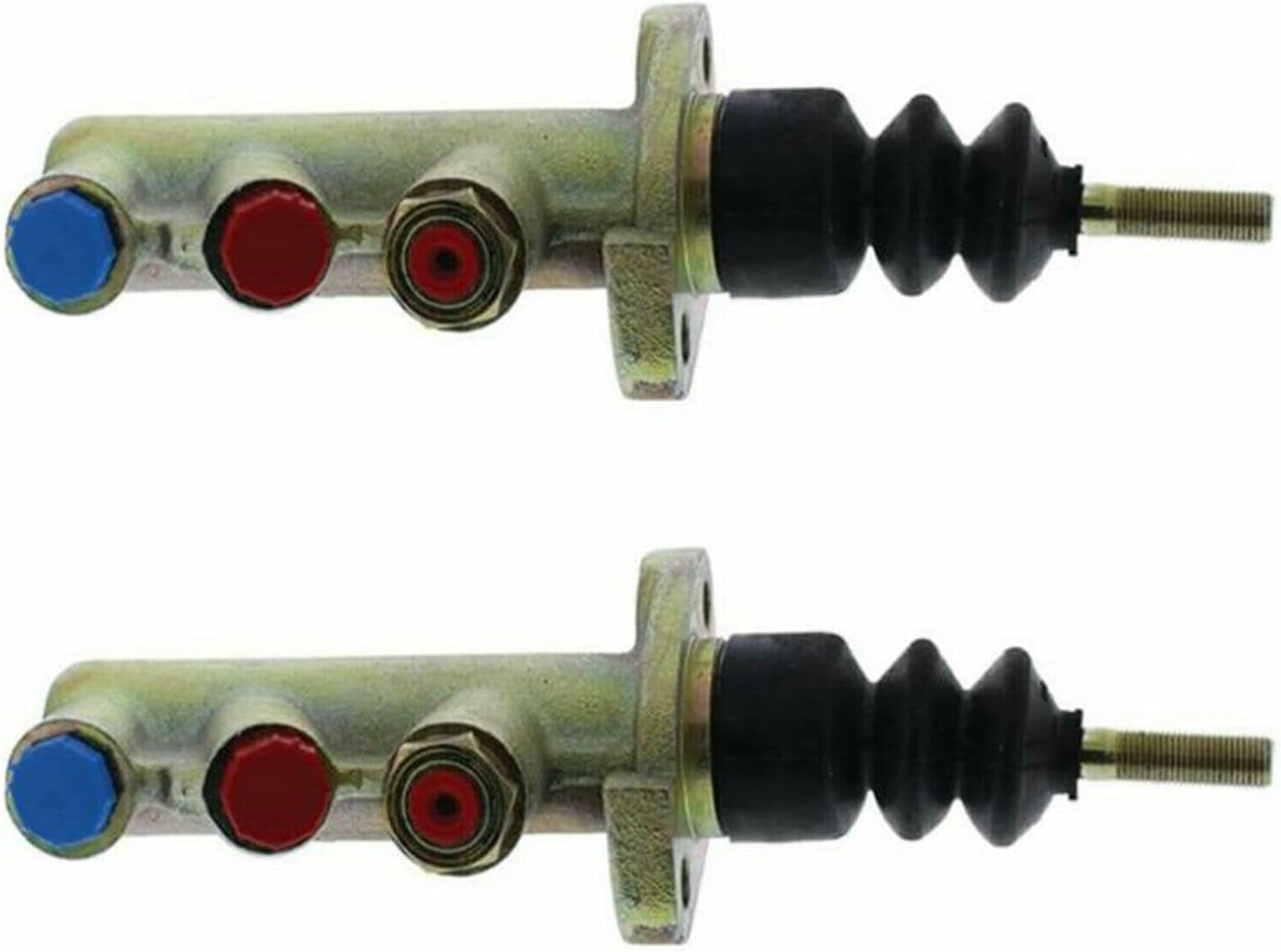 Solarhome New 2PCS Master Cylinder D136837 D141779 Complete Tractor Compatible with Case Backhoe Loader D141779 1701-1114 580K