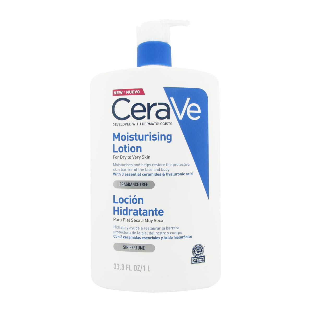 CeraVeMoisturising Lotion, Face & Body, With 3 Essential Ceramides & Hyaluronic Acid, For Dry to Very Dry skin[Amazon-developed Certification] Compact by Design
