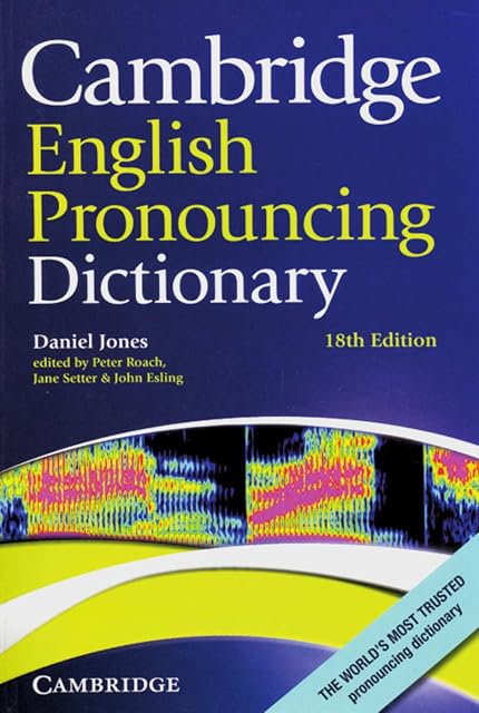 Portada de Cambridge English Pronouncing Dictionary: Eighteenth edition