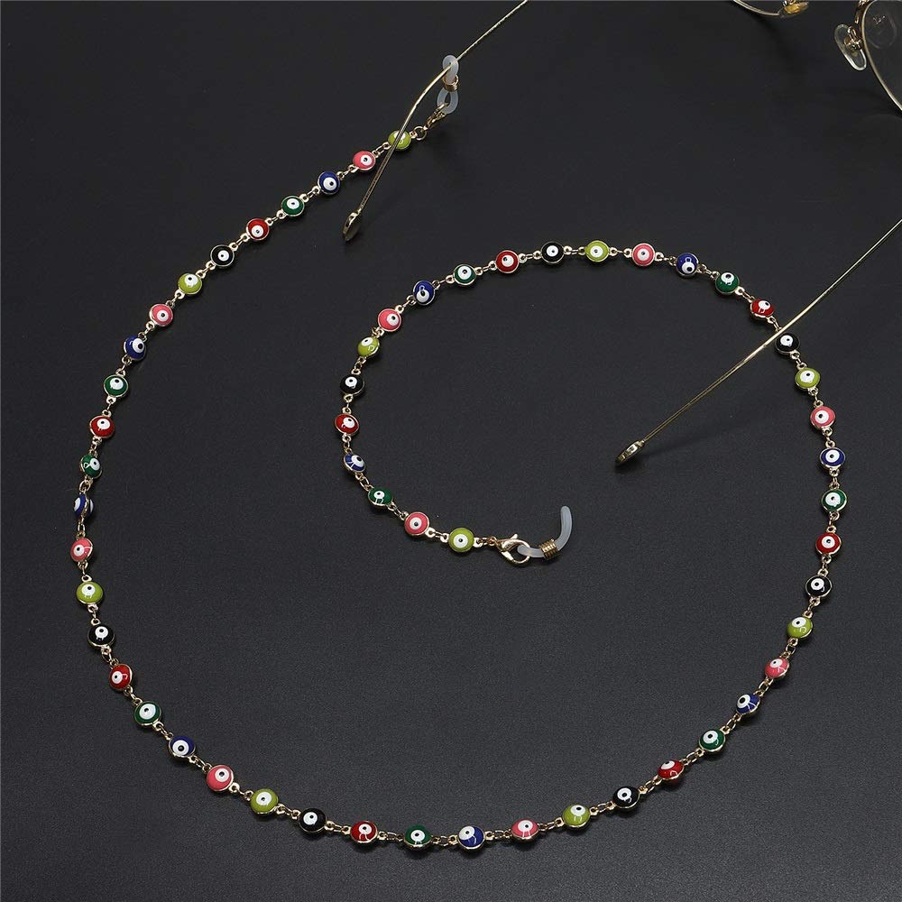 Sonnenbrillen-Kette, Brillenband, Damen Kette Brille Frauen Brillengestell Halskette Mit