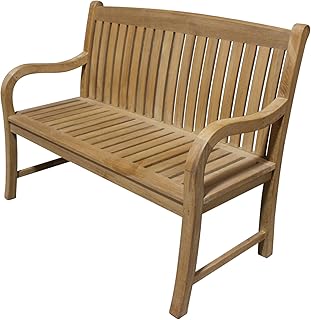 Lakeview Teak Bench, Natural, 4'