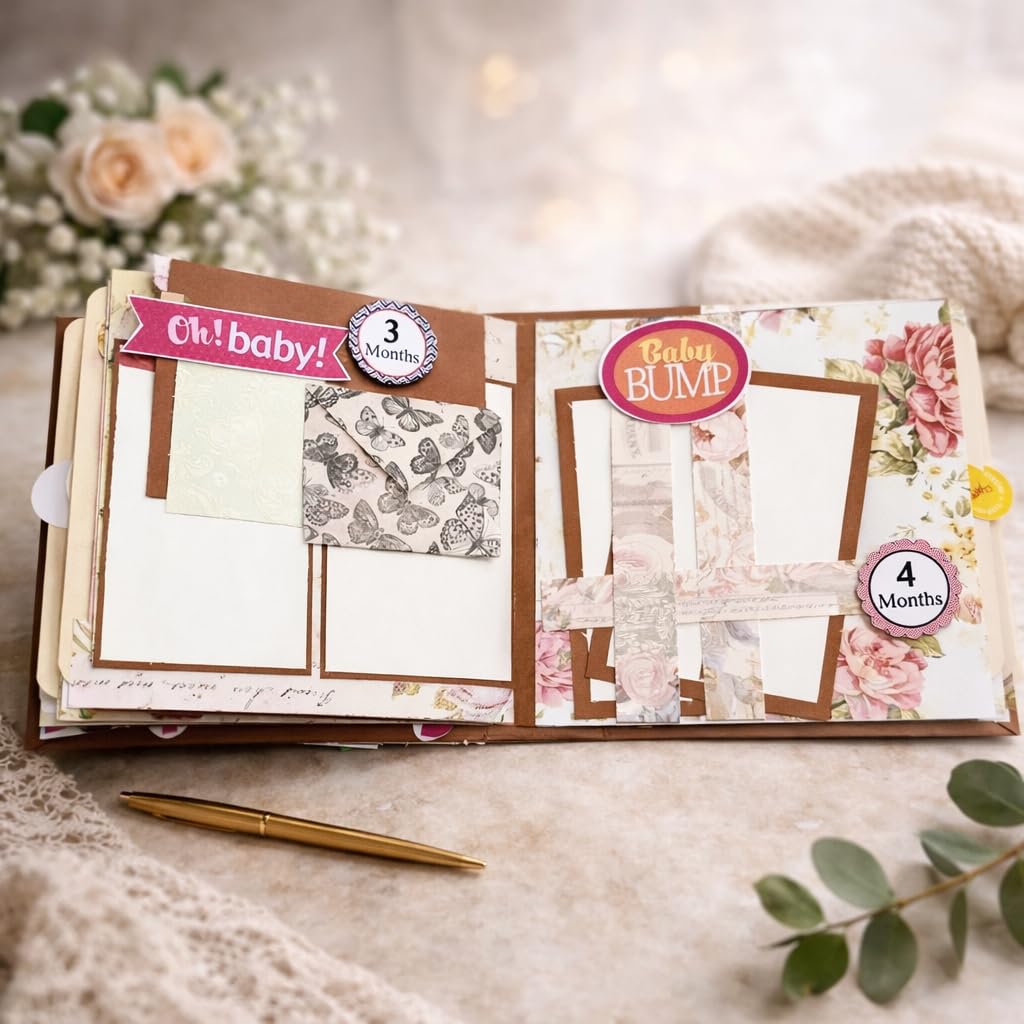 Mom to Be Scrapbook - Pregnancy Journal Album -5