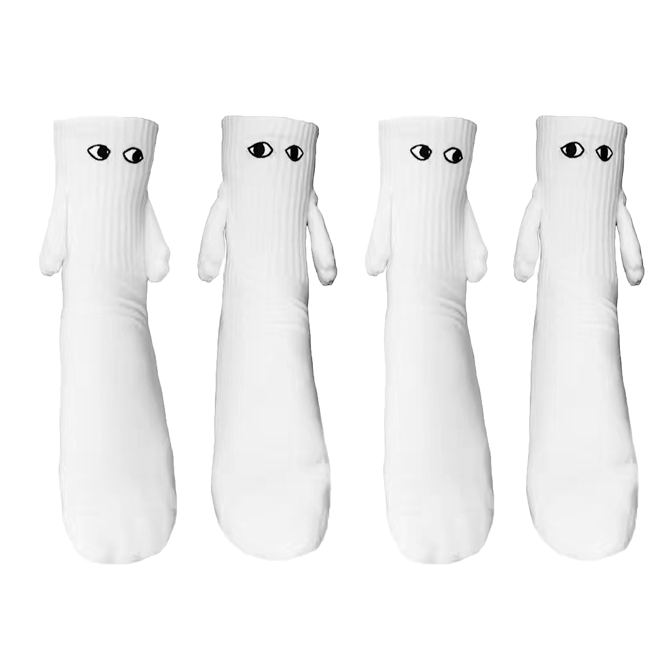 Funny Magnetic Socks Holding Hands Friendship Socks Hand in Hand Novelty Socks Gifts for Men Women Couples Friends