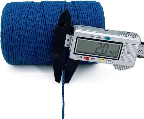 Miniatura 2 de Cuerda de cordel de algodón de 500 pies para carniceros de cocina, cordel de cocina para manualidades, asado, envoltura de regalos, decoración de