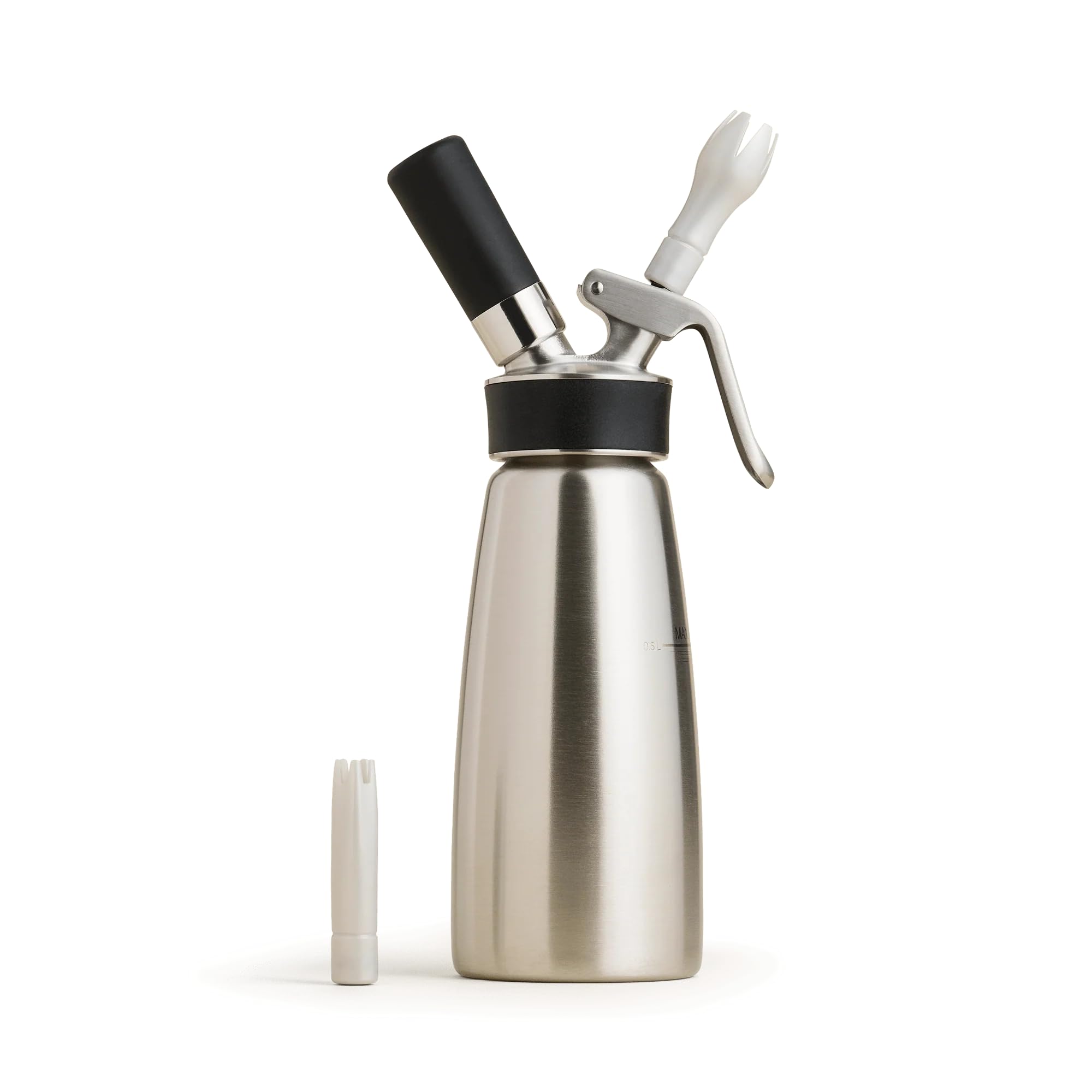 iSi Cream Profi Whip Whipped Cream Dispenser, 1 Pint, Stainless Steel, for Cold Whipped Cream