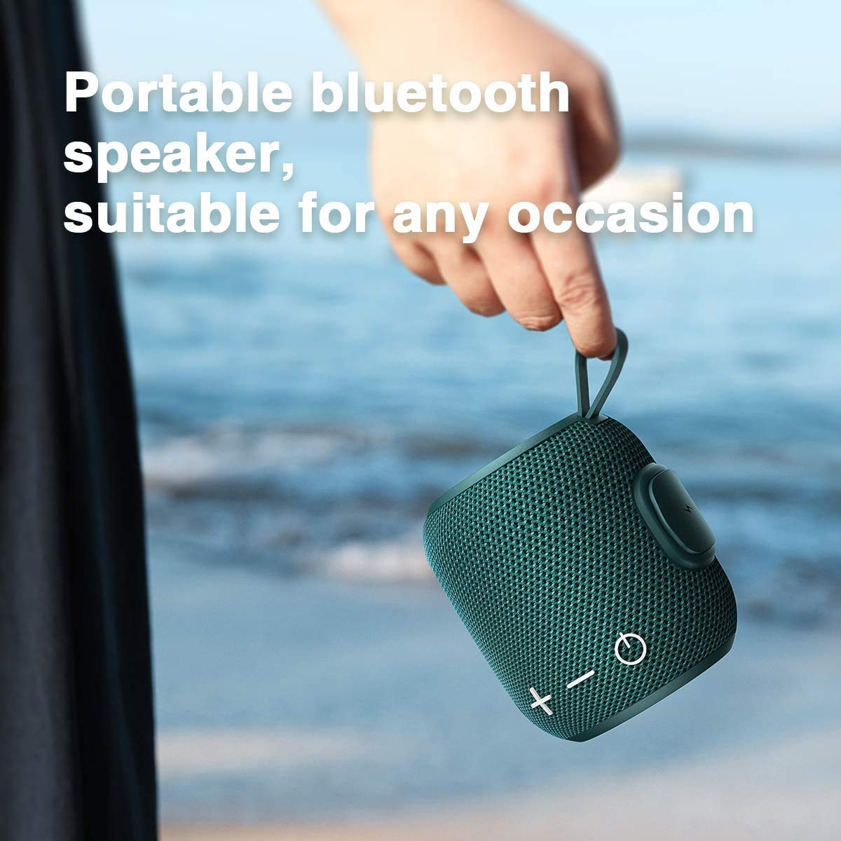 Głośnik Bluetooth, przenośne głośniki, mini Bluetooth 5.0, podwójne parowanie, bezprzewodowy głośnik, dźwięk przestrzenny 360 HD i bogaty bas stereo, wodoodporność IPX7, do podróży, na basen i