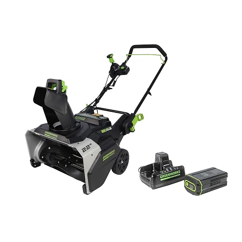 Greenworks 22 quot Snow Thrower Battery product photo (Snow Blowers) — ScooterReviewPro review