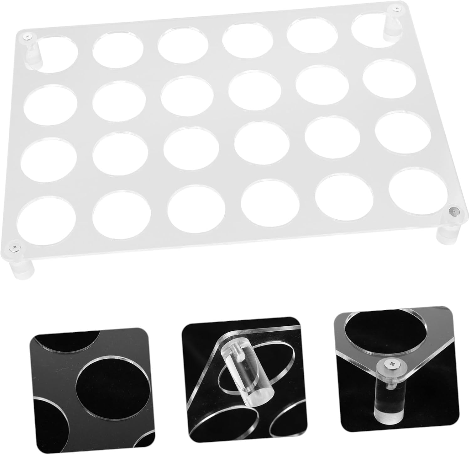 Transparent Coffee Capsule Holder Rack Stackable Coffee Pod Storage Organizer for Countertop for Neat Capsule Display and Kitchen Organization