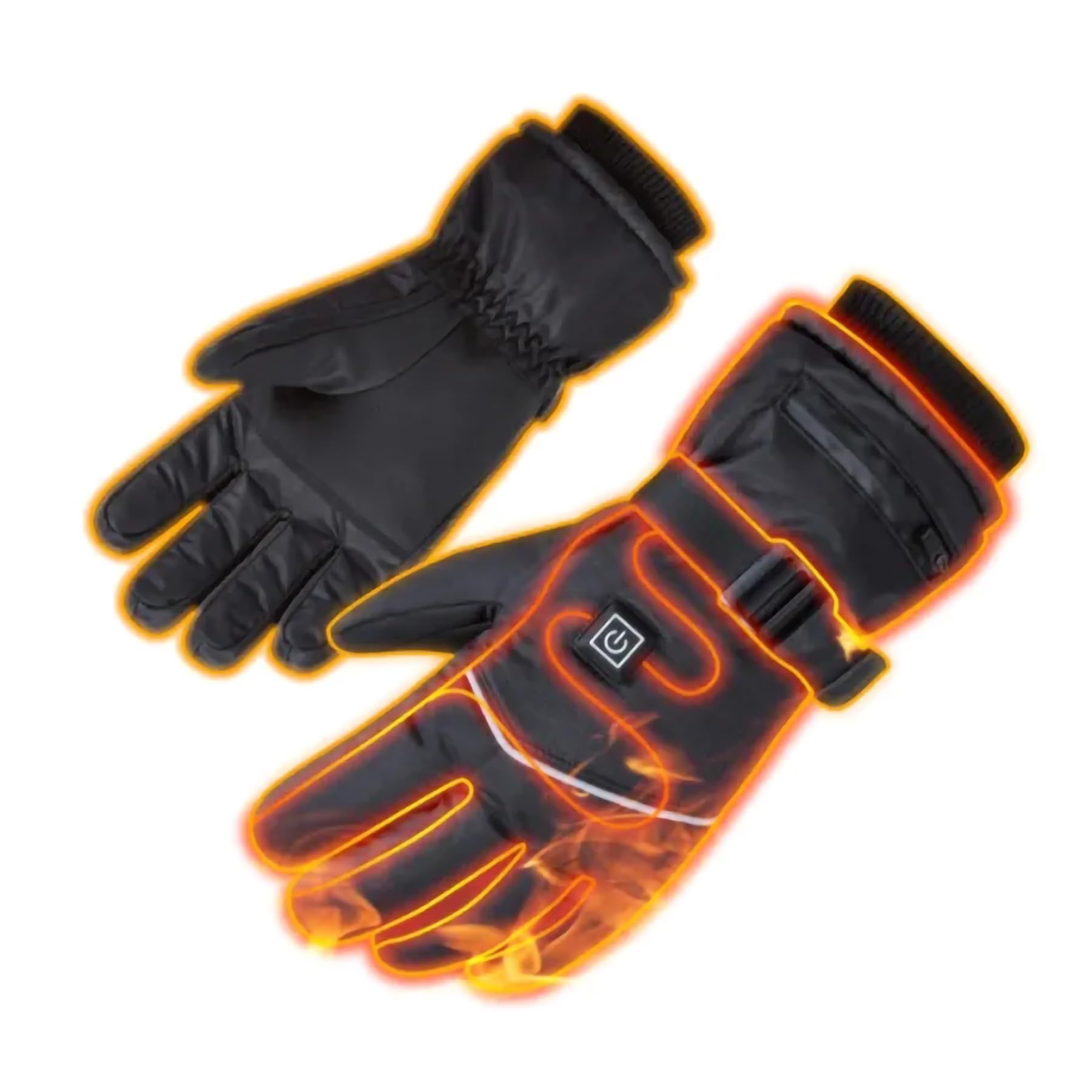 Guanti riscaldati ricaricabili da 7,4 V 3000 mAh for uomo e donna, guanti elettrici impermeabili toccabili con schermo, scaldamani, 3 modalità di temperatura, guanti scaldamani for l'inverno freddo al