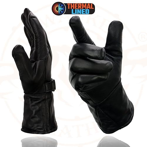 Miniatura 7 de Milwaukee MG7505 - Guantes de piel para hombre, color negro
