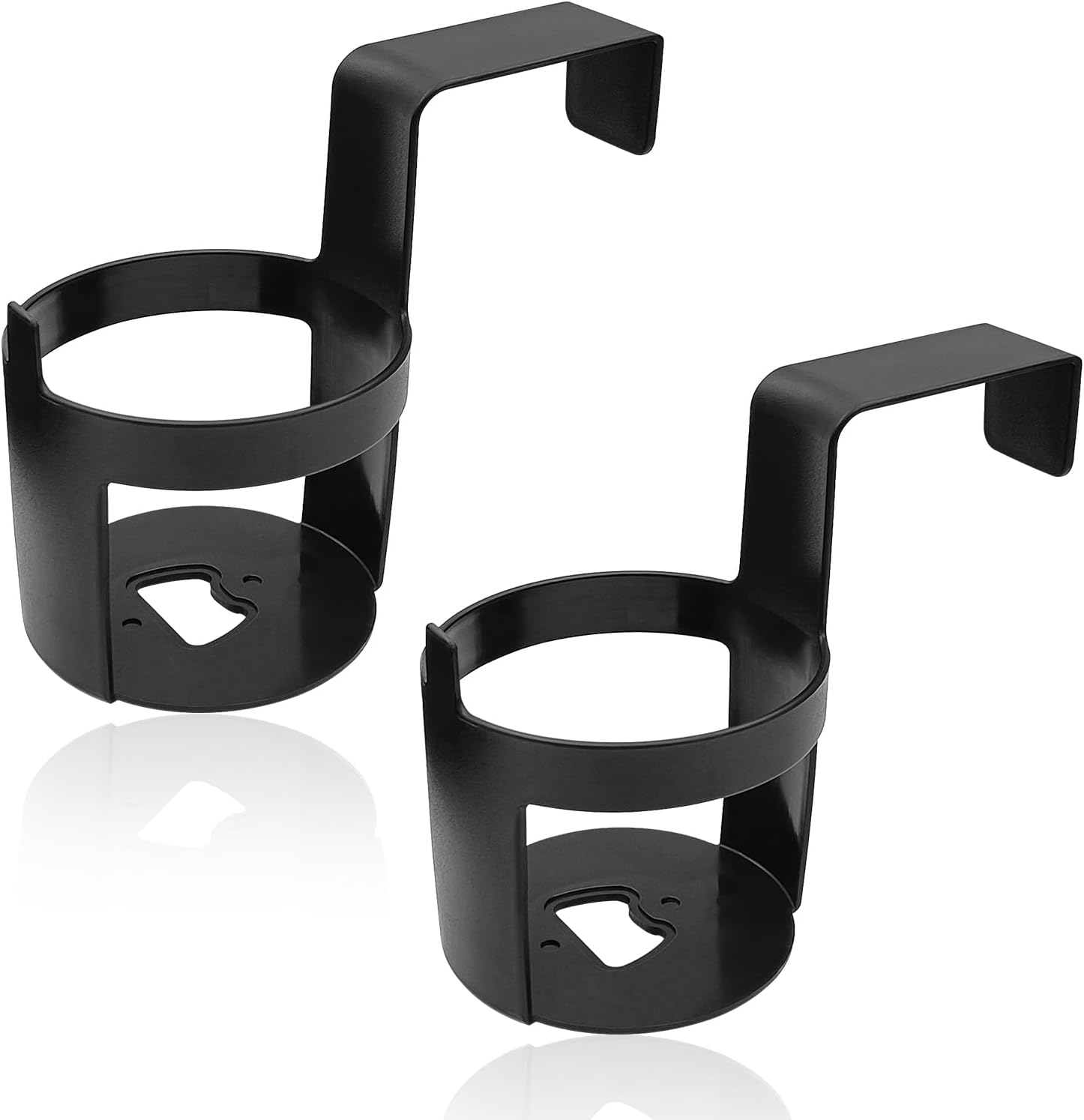 Portavasos para Auto 2 Pack, Universales, Plástico, Negro
