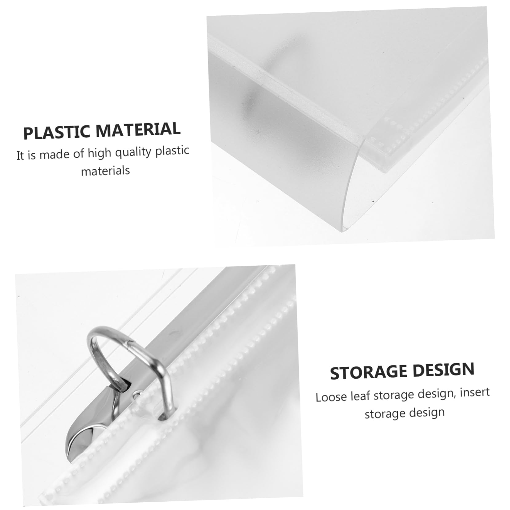 OUNONA Fundas portátiles para álbum de tarjetas de intercambio, carpeta de almacenamiento de fotos para coleccionistas, páginas para organizar tarjetas y fotos, protección contra el polvo