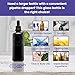 Infinity Jars 100 ML (3.4 fl oz) Ultraviolet Black Glass Tincture Bottle & Dropper Leak‑Proof Travel Vial for Essential Oils, Serums, Micro-Doses, Herbal Extracts