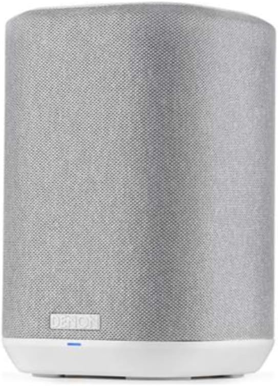 Denon Home 150 Wireless Speaker (2020 Model) | HEOS Built-in, AirPlay 2, and Bluetooth | Alexa Compatible | Compact Design | White (Renewed)