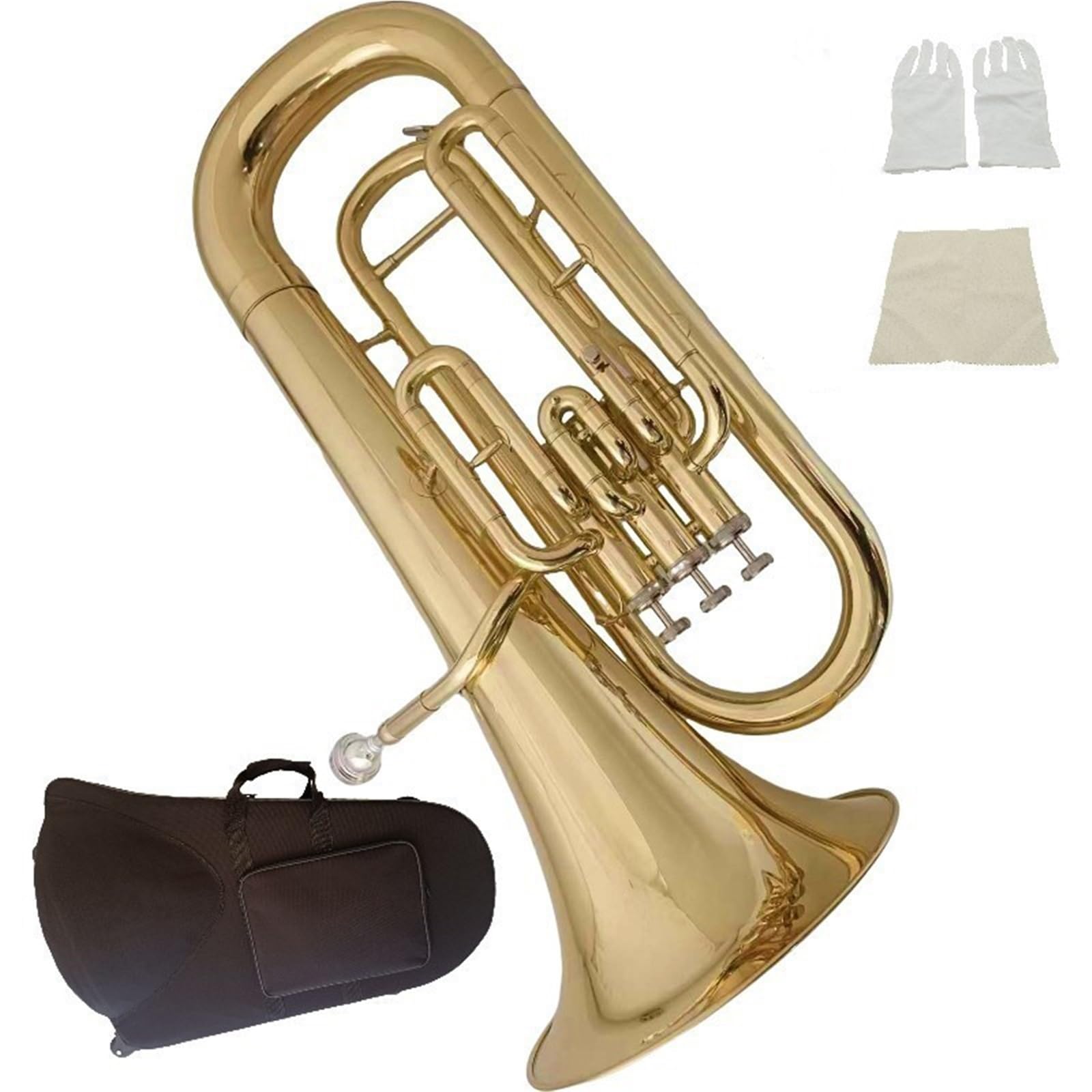 Eufonium Euphonium Instrumenty Muzyczne Dla Początkujących Bb Tone Pozłacane Klawisze Zapewniające Płynną I Łatwą Grę
