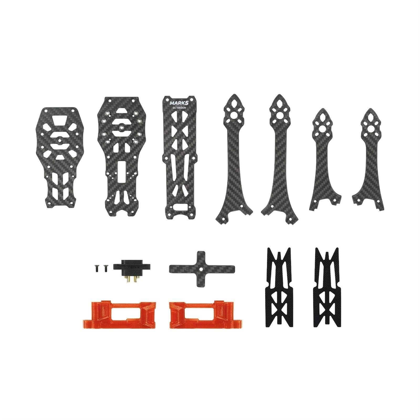IWBR GEP-MK5D O3 MK5X a MK5D Conve DeadCat Piezas de Marco Accesorio de hélice Base Quadcopter FPV Freestyle Dron de Carreras de Control Remoto Mark5 ( Color : MK5X to MK5D Convert )