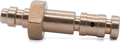 Miniatura 5 de TUXING PCP Paintball Sonda de relleno 0.315-0.350 in Adaptador de repuesto Desconexión rápida Latón vástago recto Accesorios de herramientas de aire