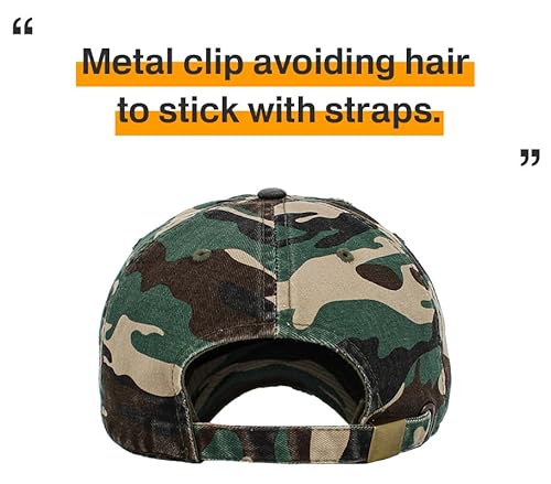 Kbethos Kbe-Vintage Cam Vintage Washed Cotton Baseball Cap, Camo #TOP5