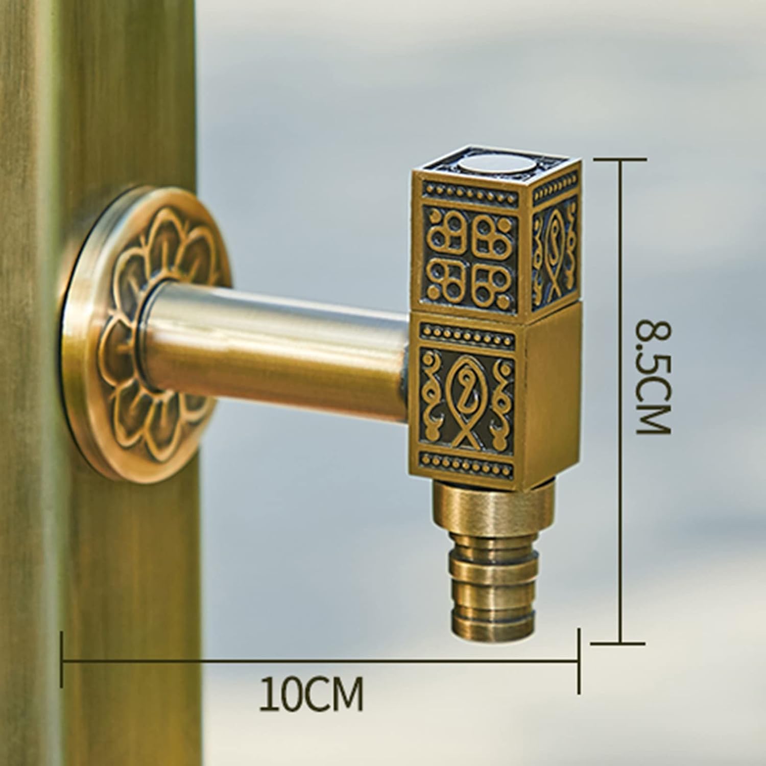 Garden Faucet Antique Garden Faucet Retro faucets Washing Machine Faucet Outdoor Garden Faucet Spigot for Bathroom,Antique A (Color : Antique C)