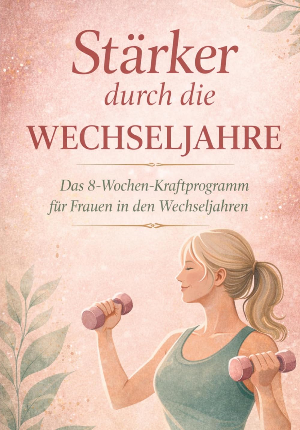 Stärker durch die Wechseljahre: Das 8-Wochen-Kraftprogramm für Frauen 45+ – zuhause Muskeln aufbauen, Gelenke schützen und Energie zurückgewinnen. Mit Übungslexikon, Workbook und Tracker