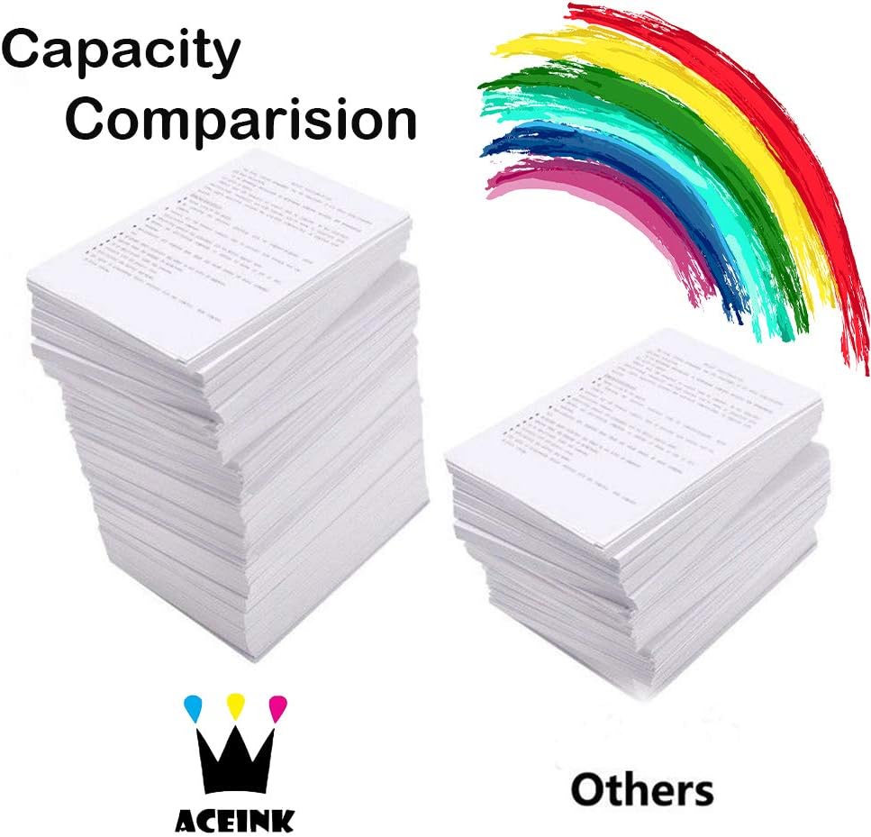 AceInk Compatible HP950 XL HP951 XL Ink Cartridges 8 Packs (2BK/2C/2M/2Y) for HP950 HP951 Work with HP Officejet Pro 8600 8610 8100 8620 8630 8640 8660 8615 8625 251DW 271DW 276DW Printer : Office Products
