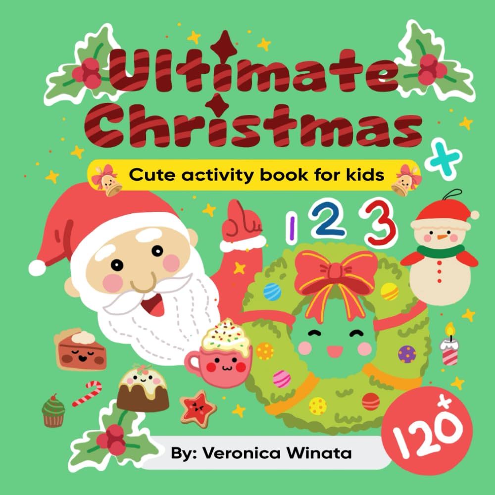 Ultimate Christmas: Cute activity book for kids