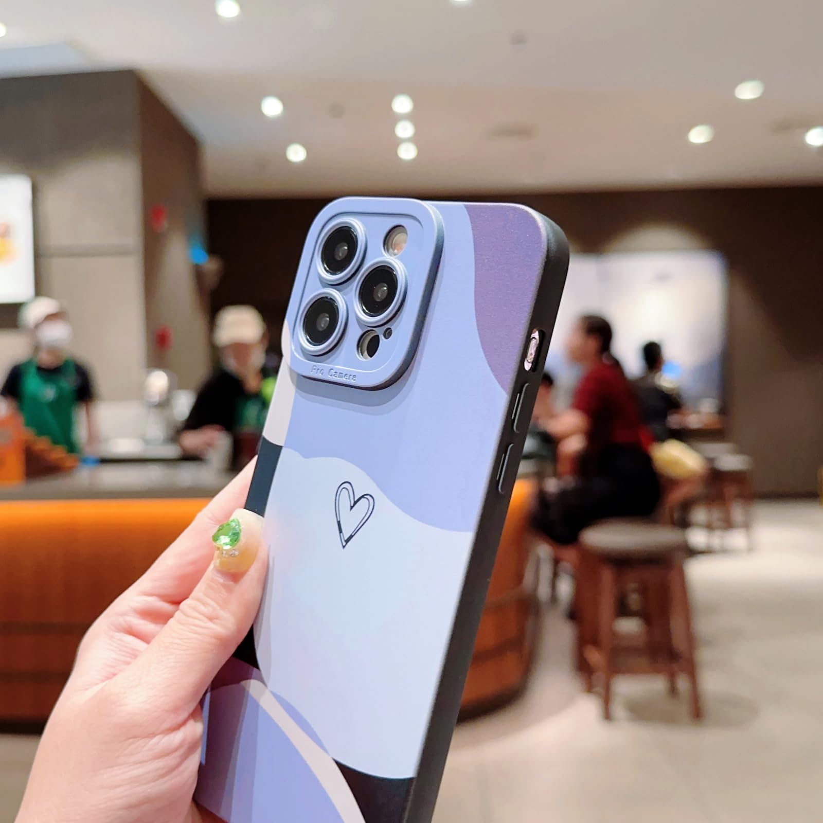 HZYKDWD Compatible with iPhone 15 Pro Max Case, Cute Aesthetic