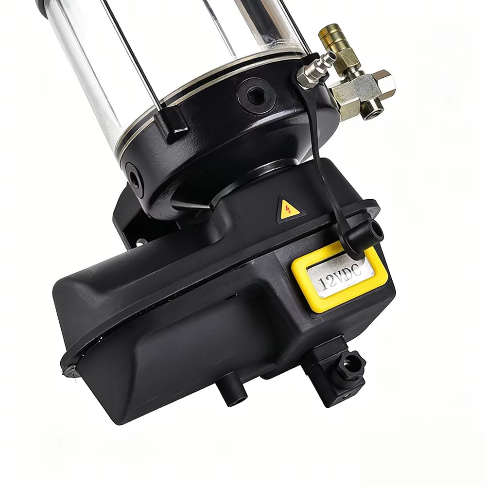 Bomba de Émbolo y de Engranajes Eléctrica de Alta Presión de 12 V para Engrase, Capacidad de 2 L