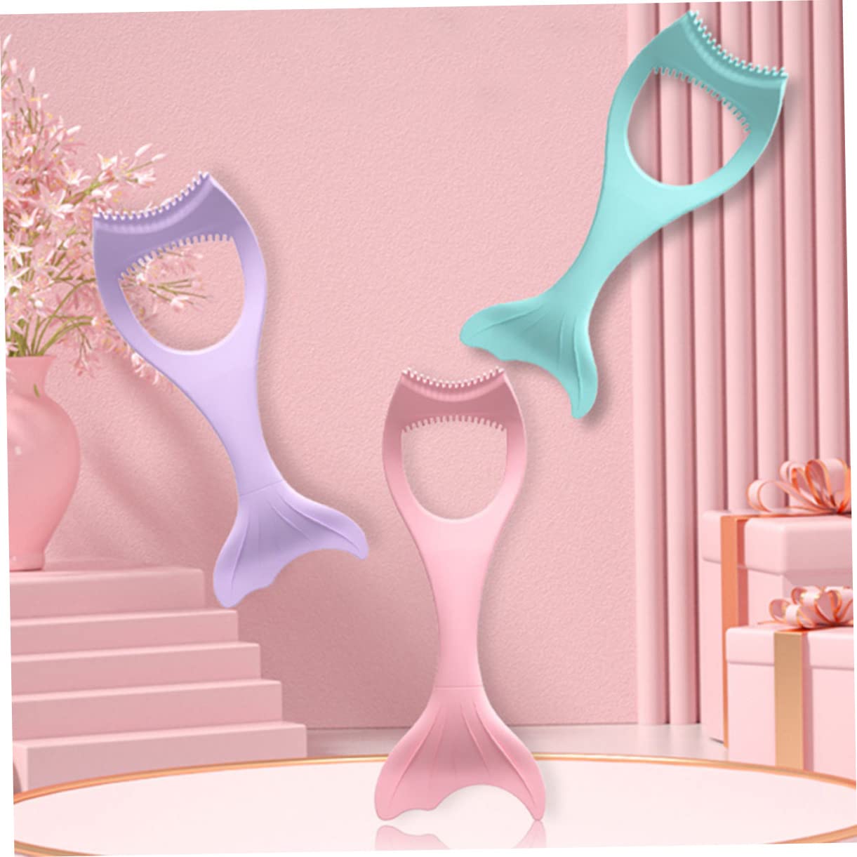 Beavorty 10pièces Outils De Maquillage Silicone Pour Yeux Pochoirs Eyeliner Et Garde Mascara Guide Pour Maquillage Yeux Parfait