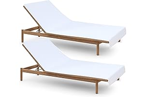 COTTON CRAFT Extra Large Pool Chair Towel - 2 Pack 100% Cotton...