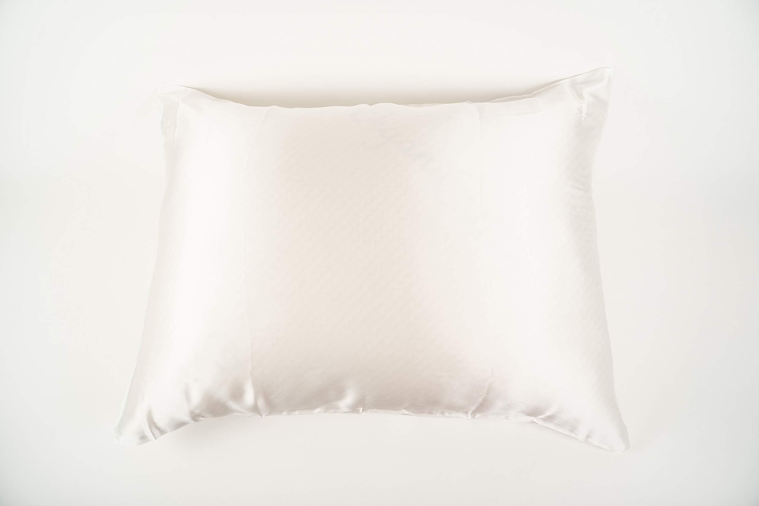 EverSilk by Infinitemoon - Original Silk Pillowcase - Designed to Fit Original Bed Pillow - 100% Luxurious Mulberry Silk - Queen - White
