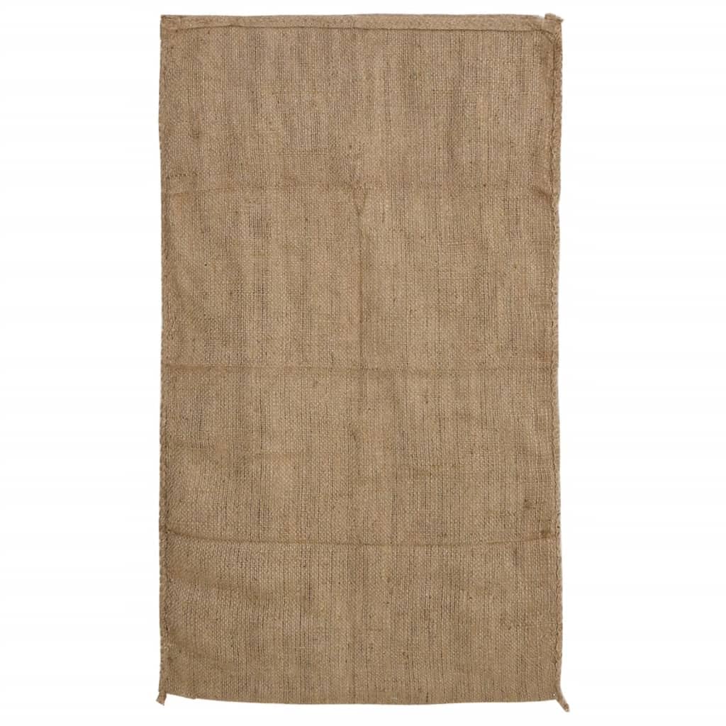 Lot de 10 sacs en jute - 60 x 105 cm - 100 % jute - 340 g/m² - Pour la maison et le jardin
