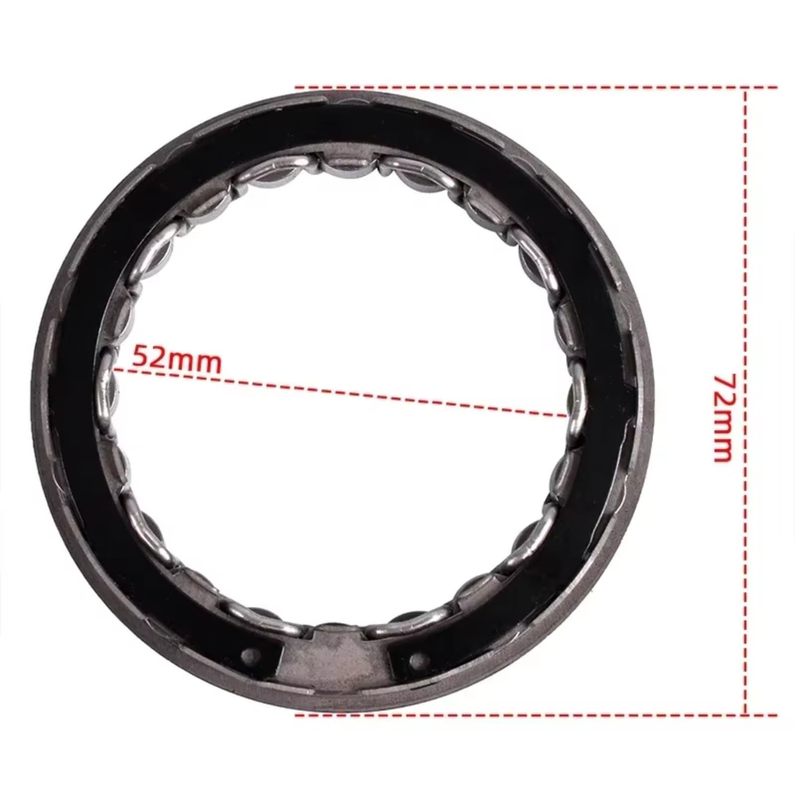 Arranque Piñón libre Rueda Compatible Con Para G650 Xcountry 2006-2009 Cojinete Unidireccional De Arranque Embrague De Trinquete Más Allá De Las Cuentas De La Jaula Del Embrague 12117687777